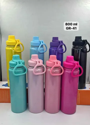 Garrafa térmica 800ML com brilho