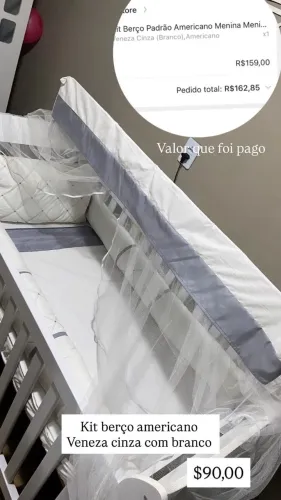 Kit berço americano