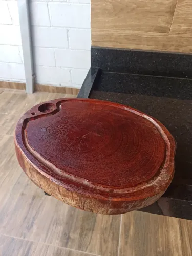 Taboa pra churrasco madeira rustica