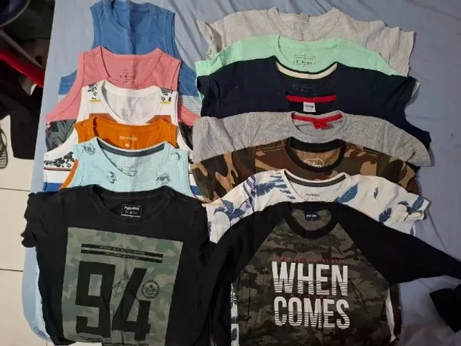 Camisas menino 5/6 anos