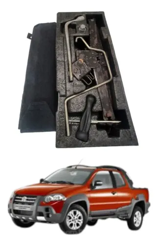 Kit Ferramentas Chave Roda Macaco Fiat Strada 2010