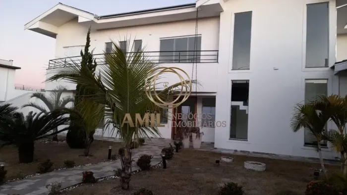 EE - Aluga Casa Sobrado, 5 Suítes, 536,m², 4 Vagas, Piscina, Condomínio Terras do Vale, Ca