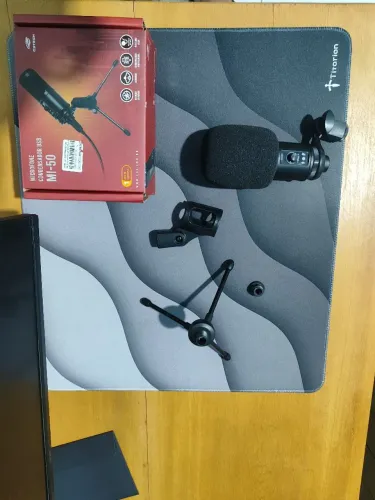 Microfone Gamer condensador C3tech MI-50 muito novo