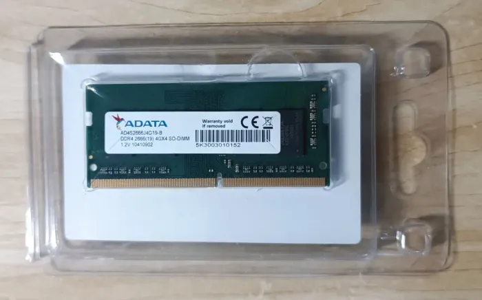 Memória RAM Notebook ADATA 4GB DDR4 2666MHz