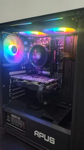 PC GAMER RYZEN 5 5600 + GTX 1660 SUPER 6GB + 16GB RAM | TECLADO MECÂNICO DE BRINDE!