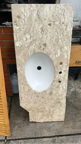 Lavatório de mármore , dêca 