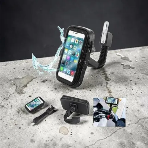 Suporte para Celular Moto e Bike Resistente à Água e Poeira