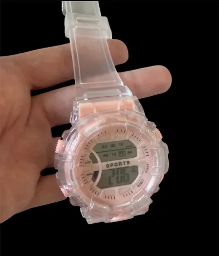 Relógio Feminino Digital Rosa
