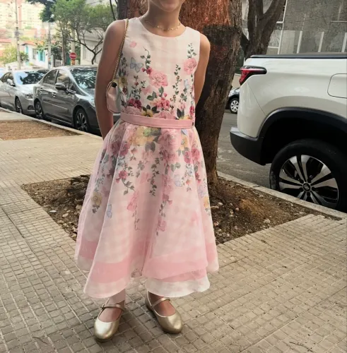 Vestido de festa floral