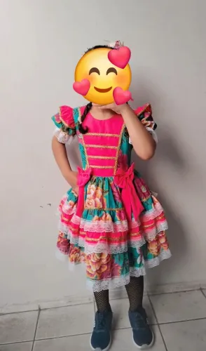 Vestido de quadrilha infantil