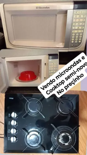Vendo Cooktop e micro-ondas ótimo estado...