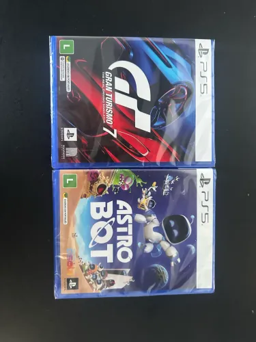 Vendo jogos de ps5 astro bot e gran turismo 7 lacrado 