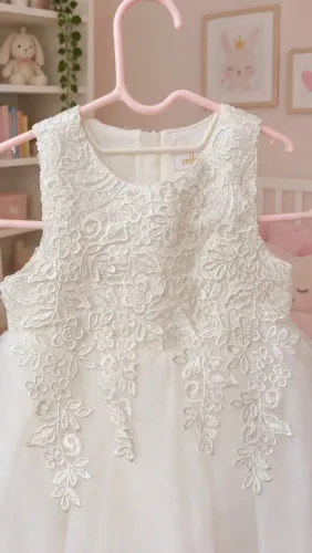 Vestido Milon branco 3 anos