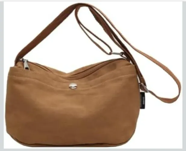 Bolsa Bag Retrô Transversal -Caramelo