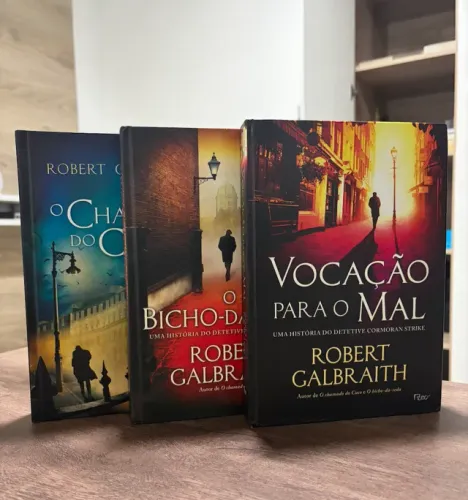 Livros Robert Galbraith 1-3 (O Chamado do Cuco, O Bicho de Seda, Vocação Para o Mal)