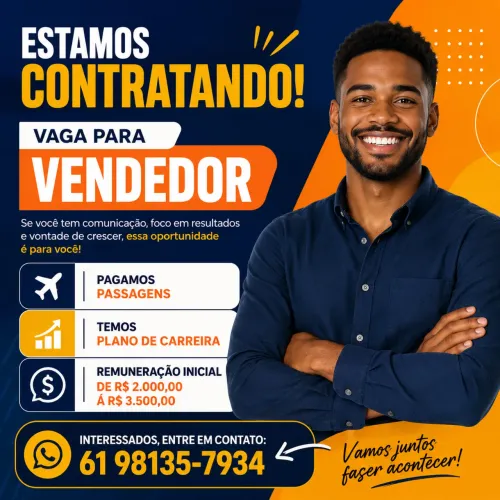 Emprego na área comercial