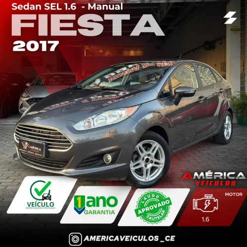 Ford Fiesta Sedan SEL 1.6 16V Flex Mec. 2017
