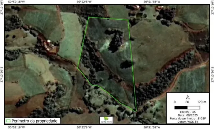 Terreno Rural 74.351m² | Monte Carlo-SC | Fazenda Butiazinho - Ampla Área de 7,4 Hectares