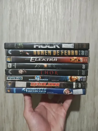 Filmes Heróis Marvel 8x Dvd original