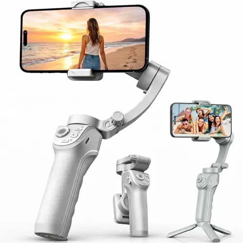 Estabilizador Gimbal 3 eixos com inteligência artificial 