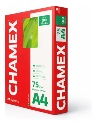 Papel Sulfite Chamex A4 75g 500 Folhas