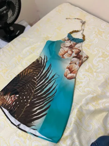 Vestido Tropical Luxo - Leve, Elegante e Exclusivo