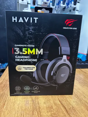 Headset gamer HAVIT com microfone destacável