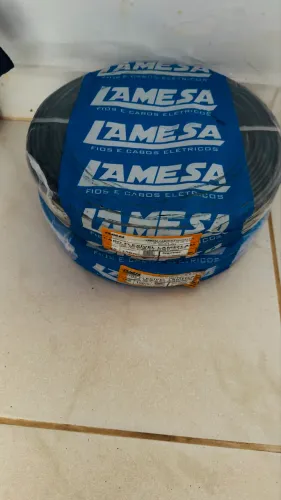 Fio cabo flexível 6.00mm 100mts