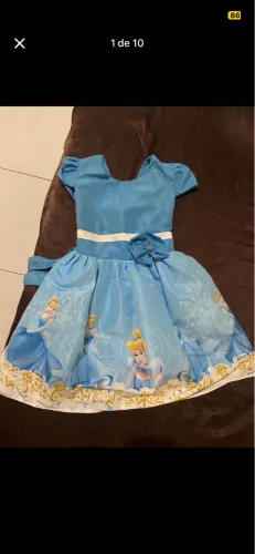 Vestido temático Cinderela 