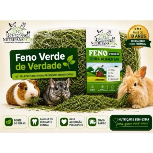 Feno para roedores