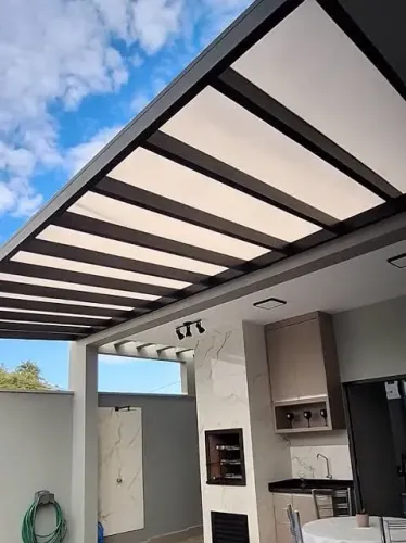 Pergolado alumínio policarbonato