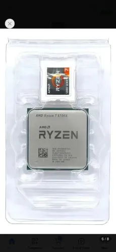 Processador AMD Ryzen 7 5700X 3.4GHz (4.6GHz Max Turbo) AM4 preço negociável *39
