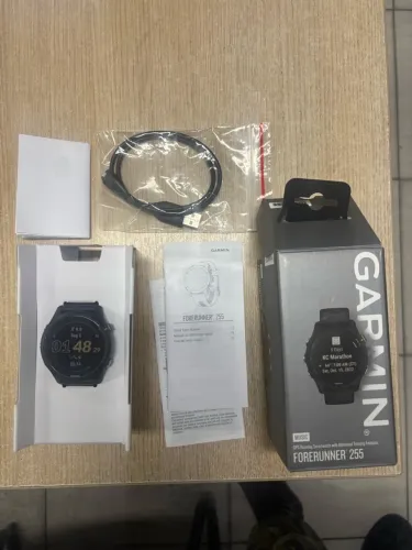 Garmin Forerunner 255 Music - Único Dono (completo na caixa)