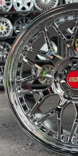 Rodas aro 18 BBS Vacuum chrome Tala 9