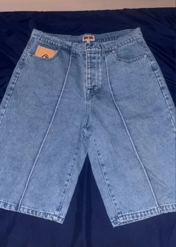 jorts corteiz denim genes azul M