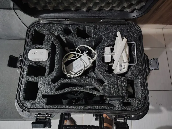 rádio controle Phantom 4 carregador de lentes ópticas