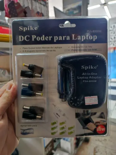 Fonte Universal de Notebook para Carro Spike 