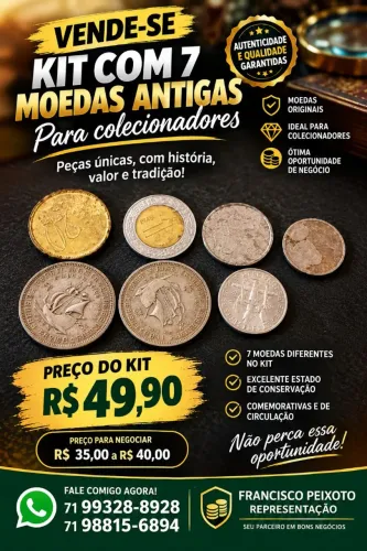 Kit moedas