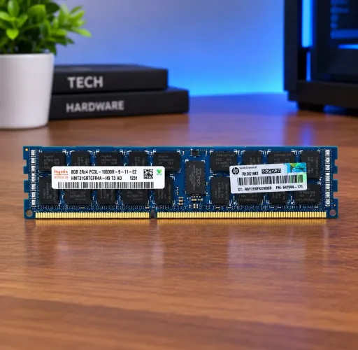 Kit 20 Memórias RAM Hynix 8GB DDR3L 1600MHz para Servidor HP
