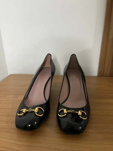 Gucci Jolene Em Verniz Preto Original