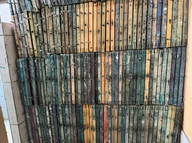 Vendo lote de telas para serigrafia usadas em bom estado