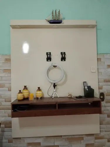 Grande painel de televisão
