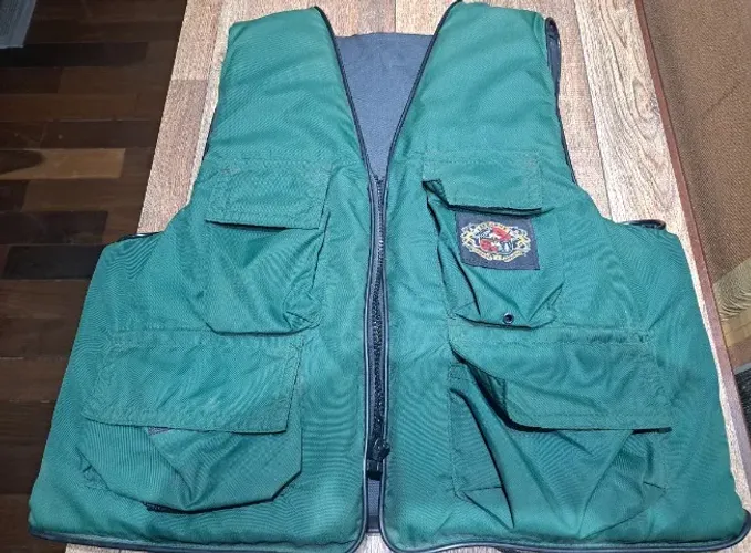 Colete de pesca com flutuação-marca Stearns - modelo SBV-4142 - Vintage -Ótima conservação