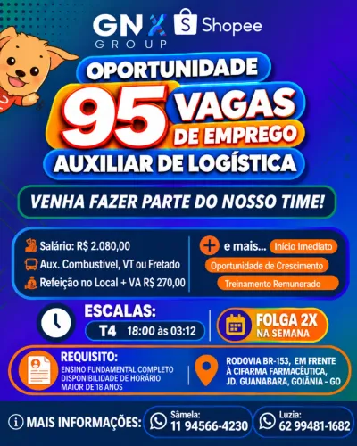 Auxiliar de Logistica - Shopee