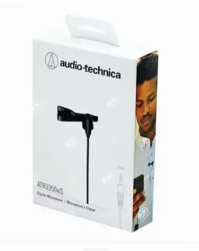 MICROFONE DE LAPELA AUDIO TECHINICA ATR3350xis - MODELO PRETO