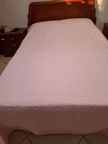 Cobre-leito Com Porta-travesseiros Casal - Desapegando e Desocupando Lugar - Motivo De