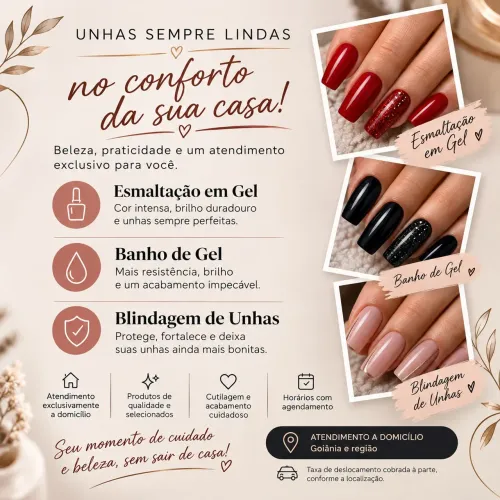 UNHAS PREMIUM A DOMICÍLIO | GOIÂNIA<br>