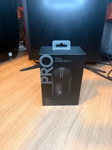 Mouse Gamer Sem Fio Logitech G PRO X SUPERLIGHT 2 LIGHTSPEED, Switch LIGHTFORCE - Preto