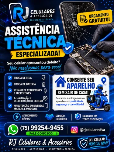 Assistência técnica sem sair de casa 