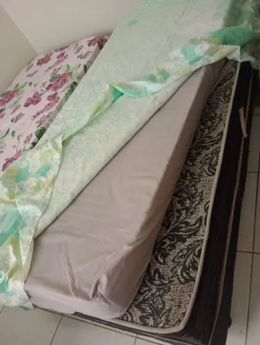 Cama Box Solteiro com Colchão